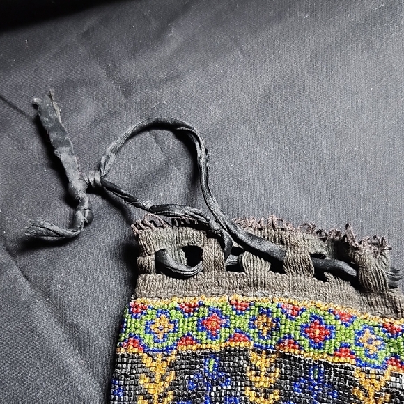 Handcrafted Beaded Pouch - Multicolor - Picture 2 of 4